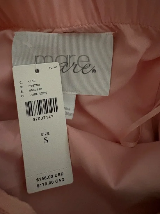 Anthropologie bedazzled pink mini heart jewel dress (NWT!!) women's size S - Picture 7 of 7